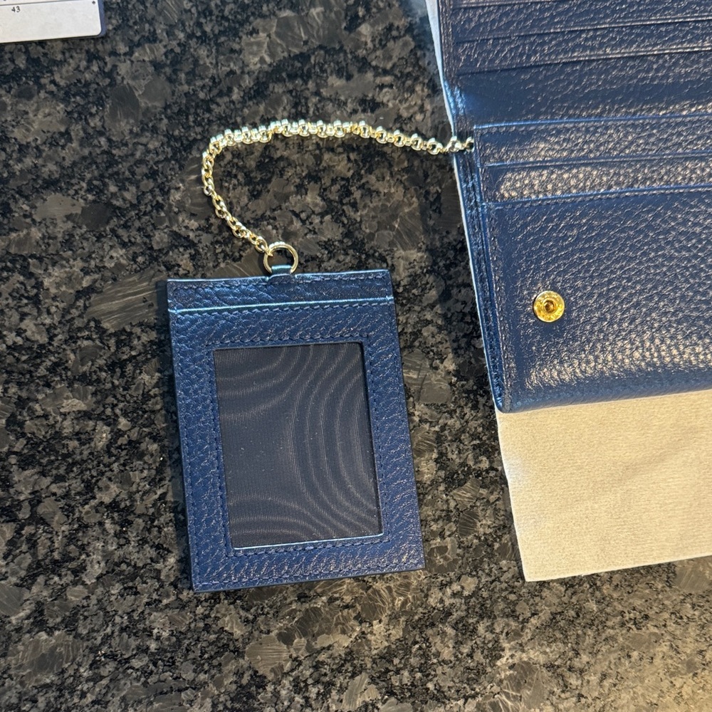 Prada Elegant Blue Wallet Set - Picture 4 of 12